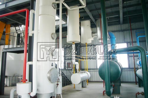 浸出毛油蒸發工段